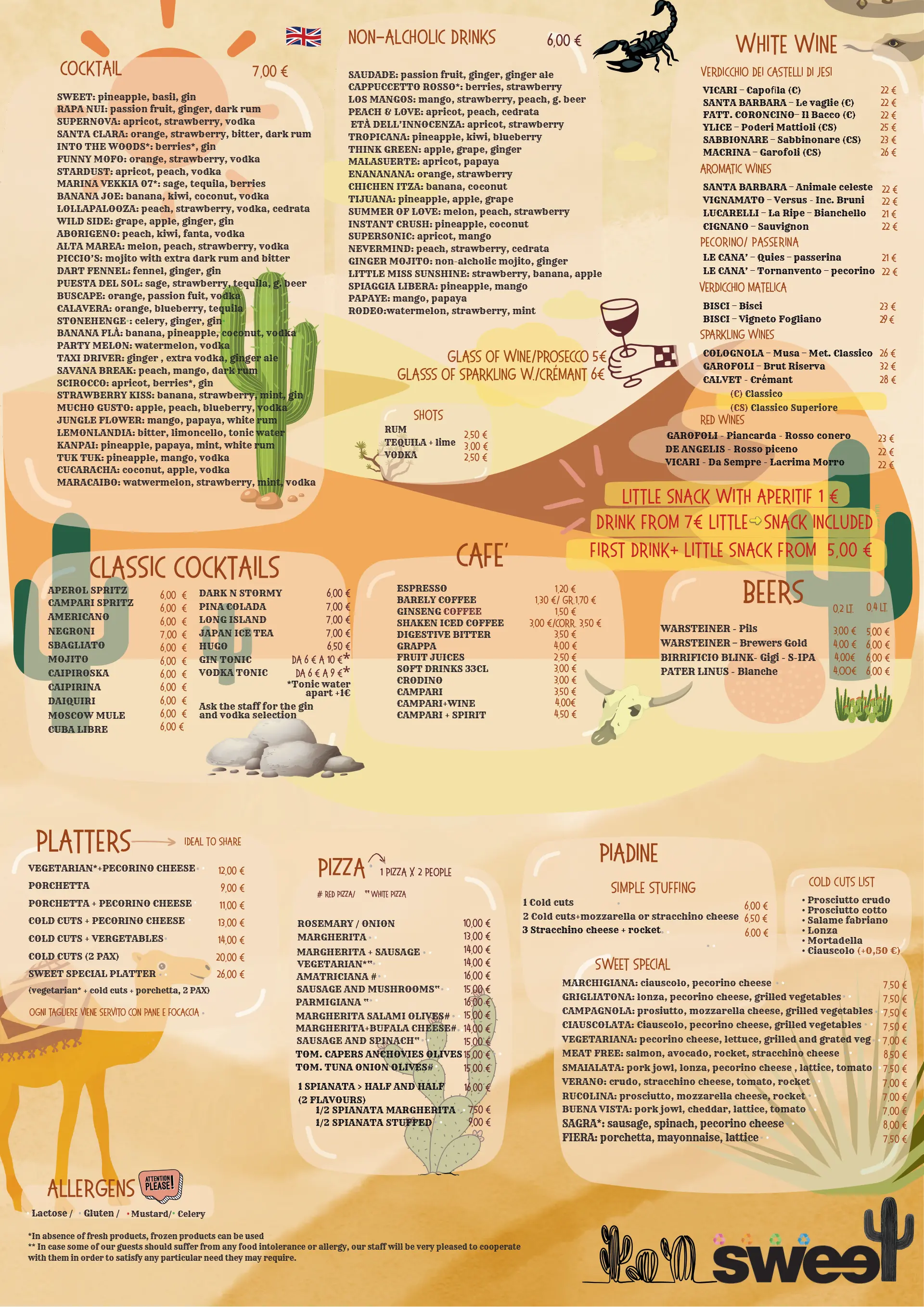 Menu 2026